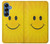S1146 Yellow Sun Smile Case For Samsung Galaxy S25