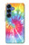 S1697 Tie Dye Colorful Graphic Printed Case For Samsung Galaxy S25