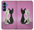 S1832 Love Cat Case For Samsung Galaxy S25
