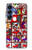 S1923 Hanafuda Japanese Flower Card Case For Samsung Galaxy S25