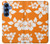 S2245 Hawaiian Hibiscus Orange Pattern Case For Samsung Galaxy S25