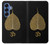 S2331 Gold Leaf Buddhist Om Symbol Case For Samsung Galaxy S25