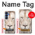 S2399 White Lion Face Case For Samsung Galaxy S25