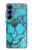 S2685 Aqua Turquoise Gemstone Graphic Printed Case For Samsung Galaxy S25