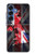 S2936 UK British Flag Map Case For Samsung Galaxy S25
