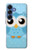 S3029 Cute Blue Owl Case For Samsung Galaxy S25