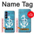 S3053 Marine Anchor Blue Case For Samsung Galaxy S25