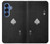 S3152 Black Ace of Spade Case For Samsung Galaxy S25