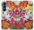 S3205 Retro Art Flowers Case For Samsung Galaxy S25