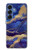 S3906 Navy Blue Purple Marble Case For Samsung Galaxy S25 S3906 Navy Blue Purple Marble Case For Samsung Galaxy S25