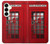 S0058 British Red Telephone Box Case For Samsung Galaxy S25 Plus