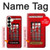 S0058 British Red Telephone Box Case For Samsung Galaxy S25 Plus