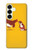 S1093 Rooster and Cat Joke Case For Samsung Galaxy S25 Plus
