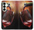 S2396 Red Wine Bottle And Glass Case For Samsung Galaxy S25 Plus