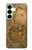 S2531 Old Soccer Ball Case For Samsung Galaxy S25 Plus