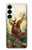 S2841 Vintage Reindeer Christmas Case For Samsung Galaxy S25 Plus
