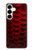 S2879 Red Arowana Fish Scale Case For Samsung Galaxy S25 Plus