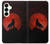 S2955 Wolf Howling Red Moon Case For Samsung Galaxy S25 Plus S2955 Wolf Howling Red Moon Case For Samsung Galaxy S25 Plus