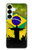 S2981 Brazil Football Soccer Case For Samsung Galaxy S25 Plus