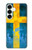 S2990 Sweden Football Soccer Case For Samsung Galaxy S25 Plus