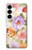 S3035 Sweet Flower Painting Case For Samsung Galaxy S25 Plus S3035 Sweet Flower Painting Case For Samsung Galaxy S25 Plus