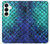 S3047 Green Mermaid Fish Scale Case For Samsung Galaxy S25 Plus