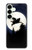 S3289 Flying Pig Full Moon Night Case For Samsung Galaxy S25 Plus S3289 Flying Pig Full Moon Night Case For Samsung Galaxy S25 Plus