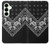 S3363 Bandana Black Pattern Case For Samsung Galaxy S25 Plus