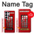 S0058 British Red Telephone Box Case For Samsung Galaxy S25 Ultra