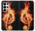 S0493 Music Note Burn Case For Samsung Galaxy S25 Ultra