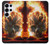 S0863 Hell Fire Skull Case For Samsung Galaxy S25 Ultra