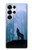 S0935 Wolf Howling in Forest Case For Samsung Galaxy S25 Ultra