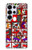 S1923 Hanafuda Japanese Flower Card Case For Samsung Galaxy S25 Ultra
