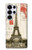 S2108 Eiffel Tower Paris Postcard Case For Samsung Galaxy S25 Ultra