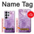 S2690 Amethyst Crystals Graphic Printed Case For Samsung Galaxy S25 Ultra