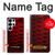 S2879 Red Arowana Fish Scale Case For Samsung Galaxy S25 Ultra
