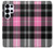 S3091 Pink Plaid Pattern Case For Samsung Galaxy S25 Ultra