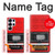 S3204 Red Cassette Recorder Graphic Case For Samsung Galaxy S25 Ultra