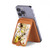 S0109 Cute Squirrel Cartoon Magnetic Card Holder Wallet Stand with MagSafe for iPhone 16 15 14 13 Pro Max
