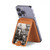 S0182 Old New York Vintage Magnetic Card Holder Wallet Stand with MagSafe for iPhone 16 15 14 13 Pro Max