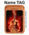 S0415 Fire Guitar Burn Magnetic Card Holder Wallet Stand with MagSafe for iPhone 16 15 14 13 Pro Max