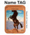 S0934 Wild Black Horse Magnetic Card Holder Wallet Stand with MagSafe for iPhone 16 15 14 13 Pro Max