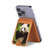 S1073 Panda Enjoy Eating Magnetic Card Holder Wallet Stand with MagSafe for iPhone 16 15 14 13 Pro Max