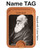 S1610 Charles Darwin Magnetic Card Holder Wallet Stand with MagSafe for iPhone 16 15 14 13 Pro Max