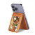 S1702 Tiki Man Toilet Magnetic Card Holder Wallet Stand with MagSafe for iPhone 16 15 14 13 Pro Max
