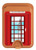 S2059 England British Telephone Box Minimalist Magnetic Card Holder Wallet Stand with MagSafe for iPhone 16 15 14 13 Pro Max