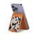 S2170 Cow Fur Texture Graphic Printed Magnetic Card Holder Wallet Stand with MagSafe for iPhone 16 15 14 13 Pro Max