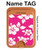S2246 Hawaiian Hibiscus Pink Pattern Magnetic Card Holder Wallet Stand with MagSafe for iPhone 16 15 14 13 Pro Max