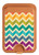 S2362 Rainbow Colorful Shavron Zig Zag Pattern Magnetic Card Holder Wallet Stand with MagSafe for iPhone 16 15 14 13 Pro Max