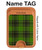 S2373 Tartan Green Pattern Magnetic Card Holder Wallet Stand with MagSafe for iPhone 16 15 14 13 Pro Max